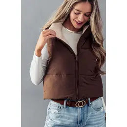 Reversible Cropped Vest