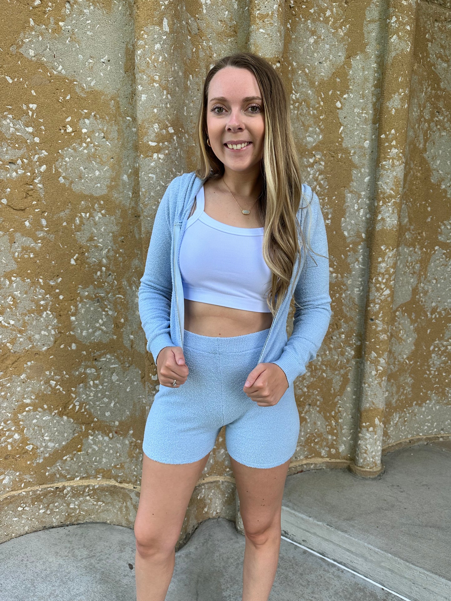 Olivia Lounge Set- Baby Blue