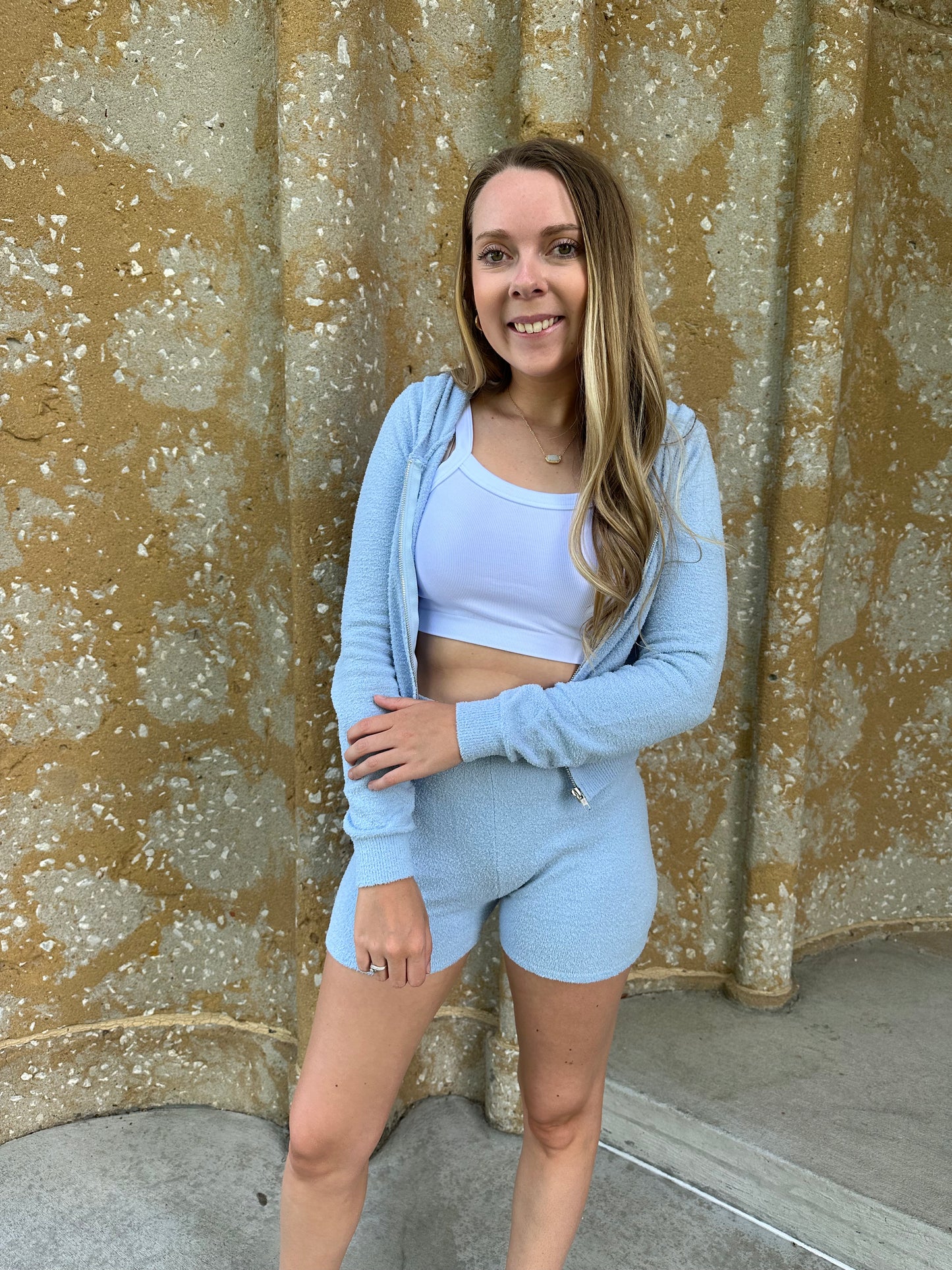 Olivia Lounge Set- Baby Blue