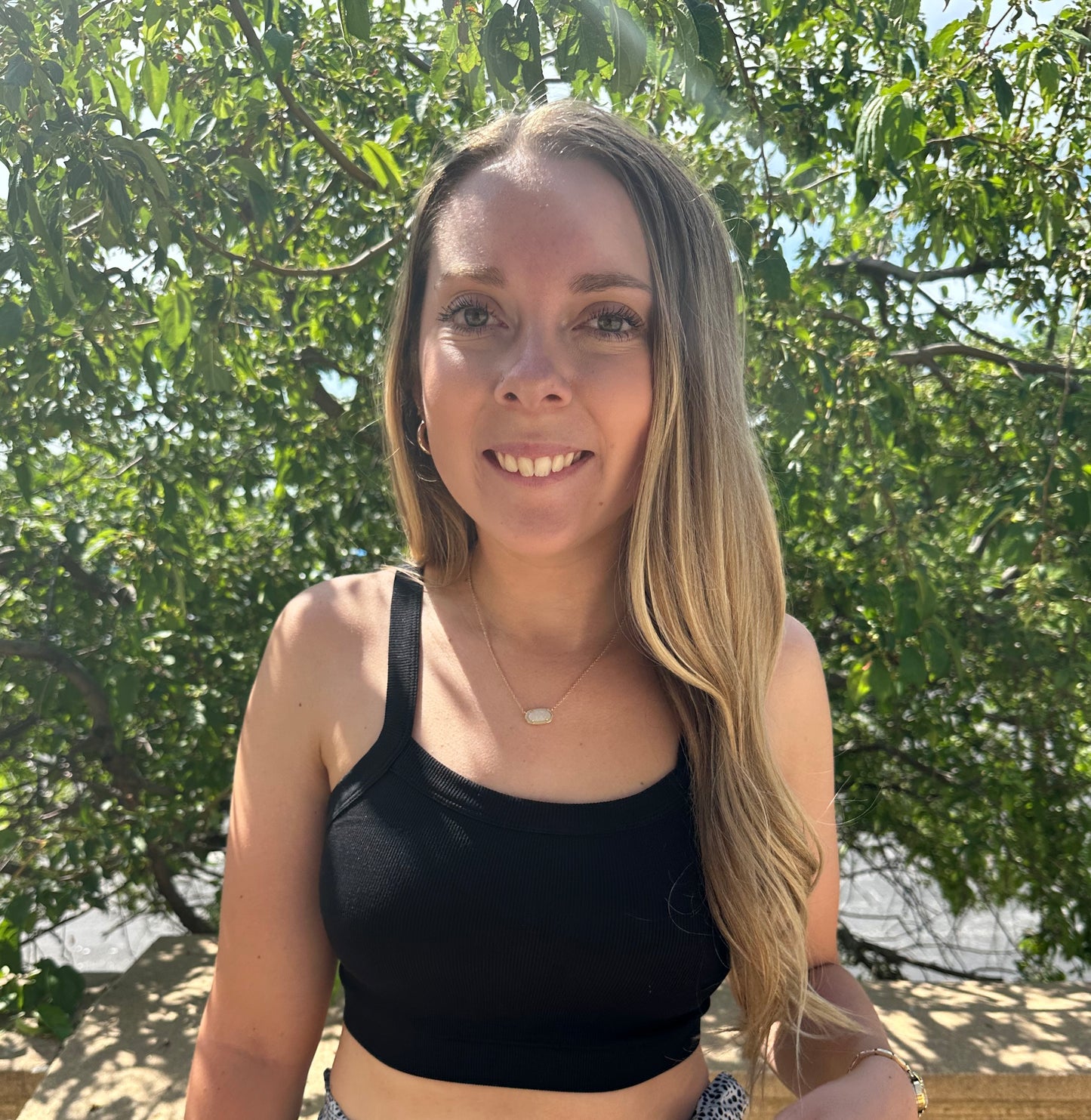 Classic Really Cropped Tank- Black