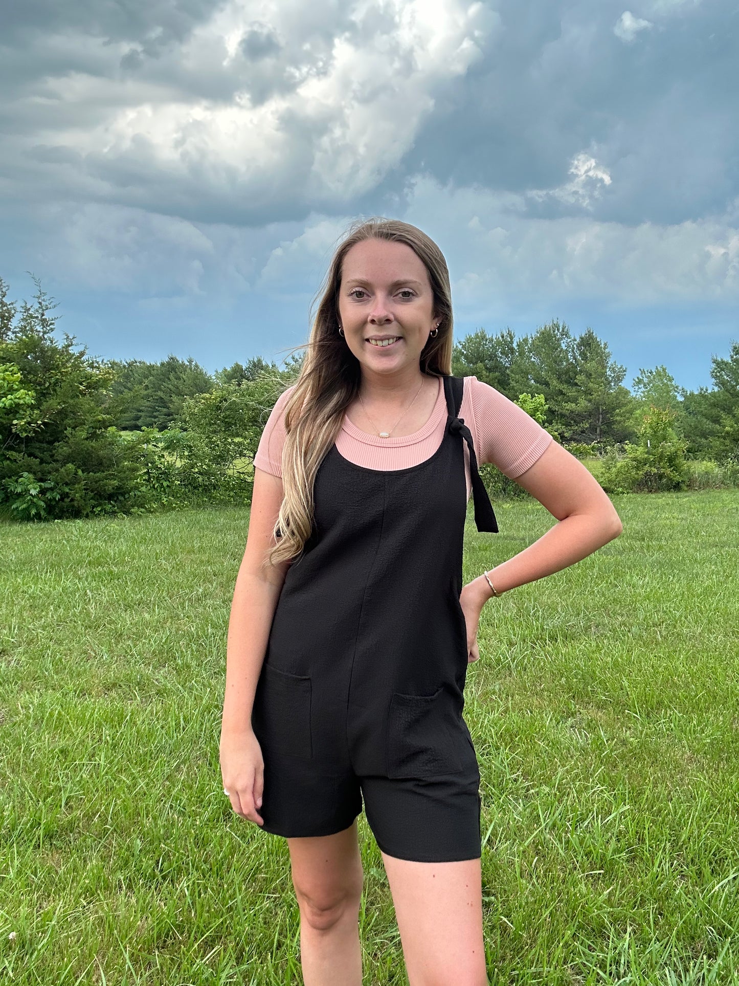 Mia Romper- Black