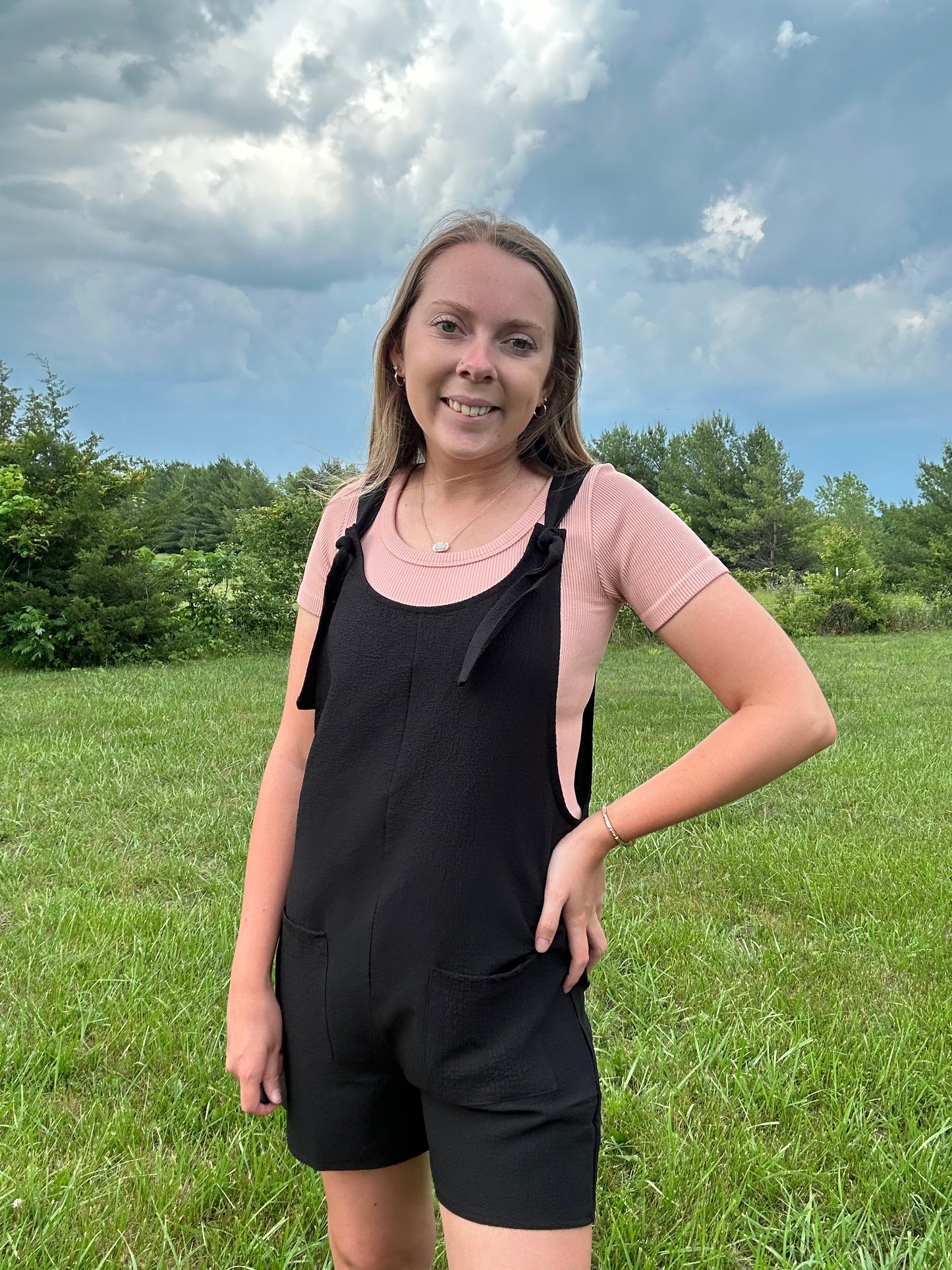 Mia Romper- Black