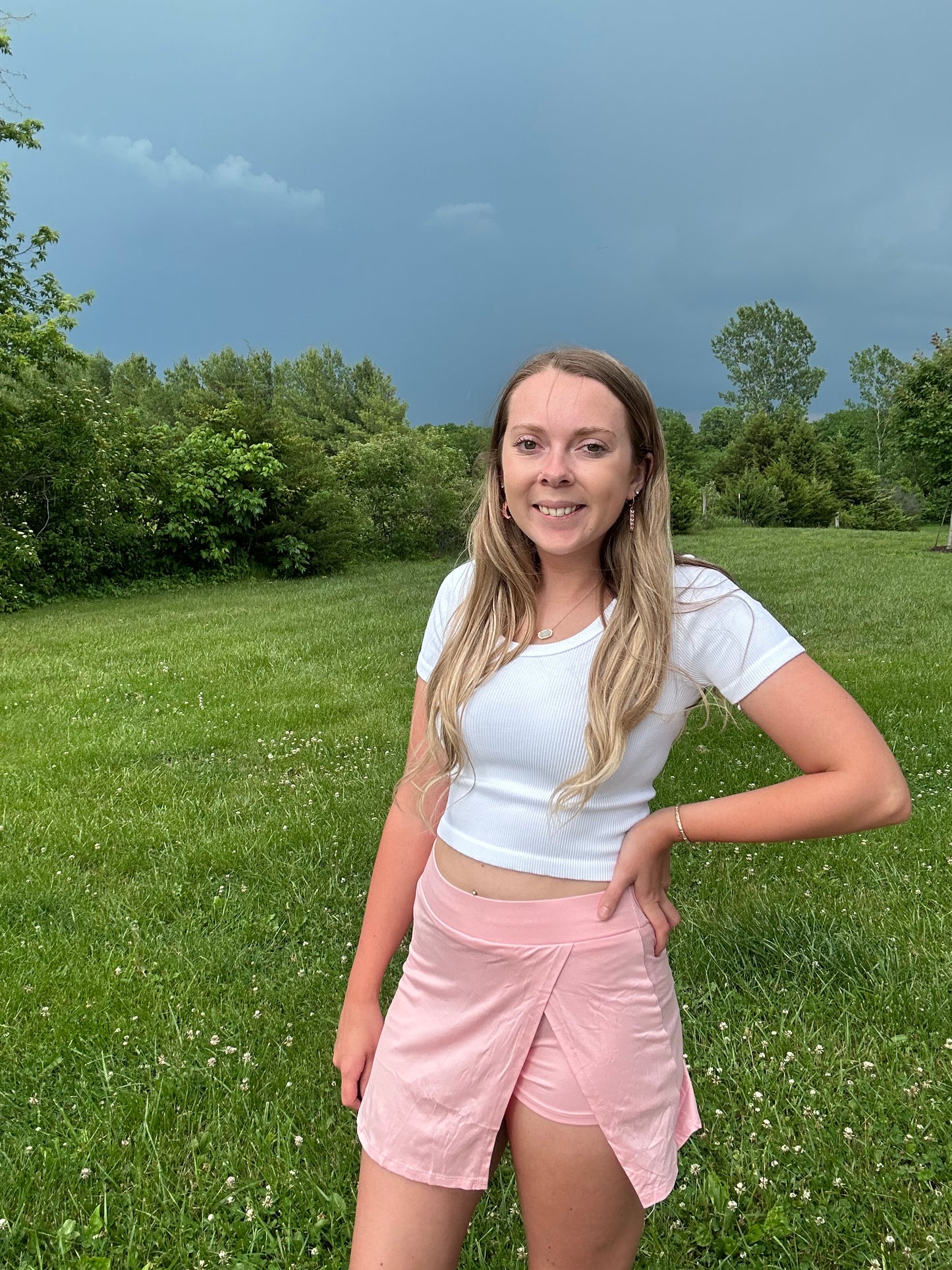 Amira Skort- Blush Pink