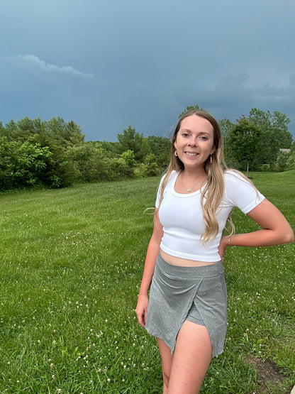 Amira Skort- Grey