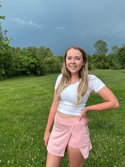 Amira Skort- Blush Pink